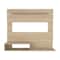 Tuhome Beijing Floating Entertainment Center, Superior Shelf, 2 Shelves, Space For TV's up 55in. Light Pine PLR7889 - alternate 3